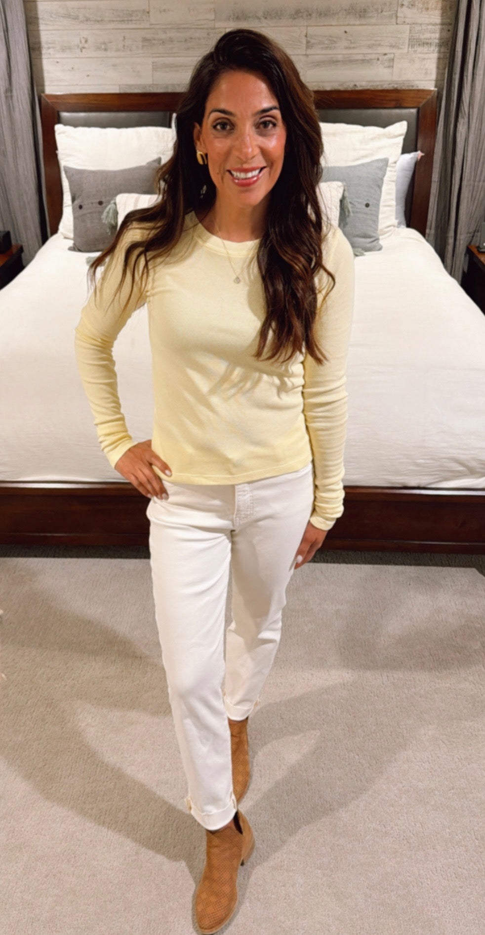 The Cadence Waffle Crewneck