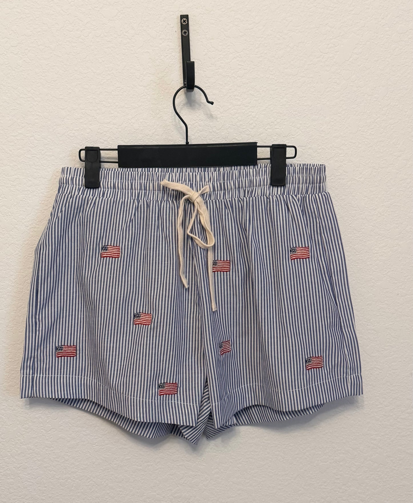 The Embroidered Flag Shorts