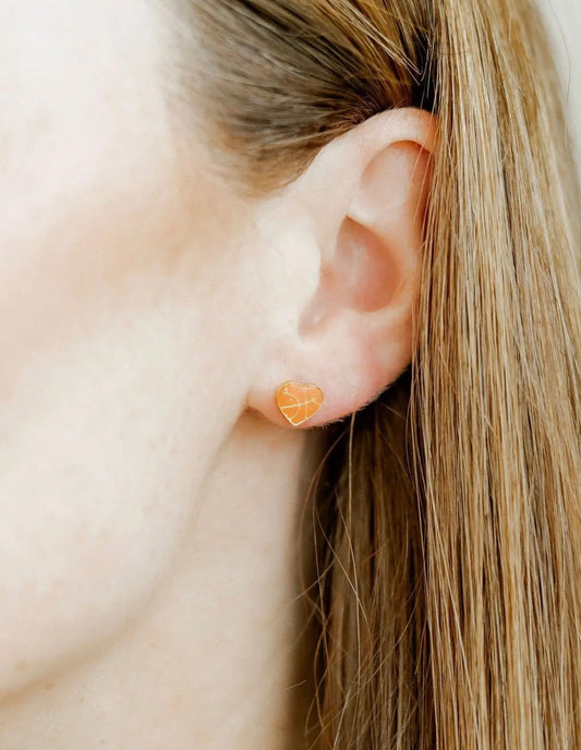 The Basketball Stud Earrings