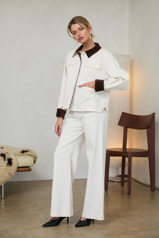 The Courtney Cotton Twill Barn Jacket