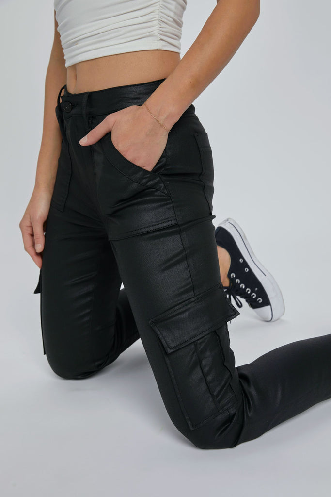 The Rebel Black Coated Skinny Jean