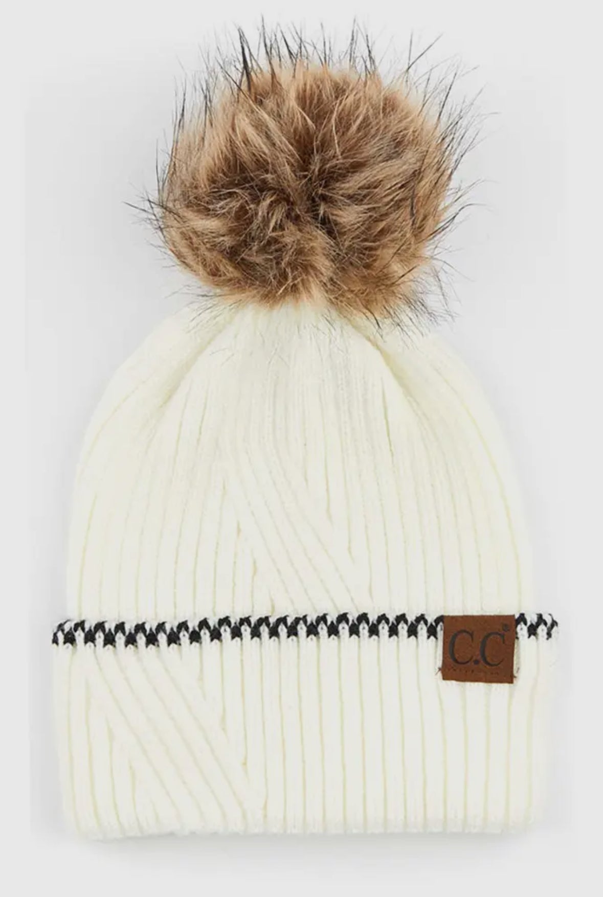CC Solid Pom Beanie