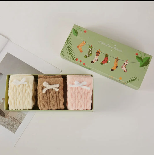 The Cable Knit Sock Gift Set