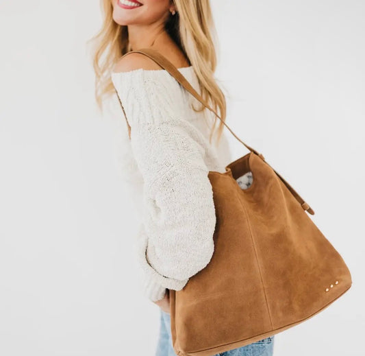 The Cora Suede Hobo Bag
