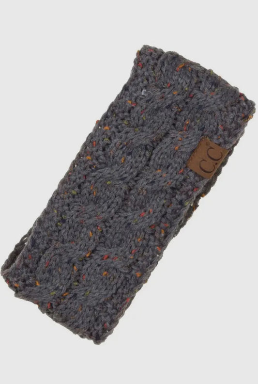 CC Chunky Knit Sherpa Lined Headband