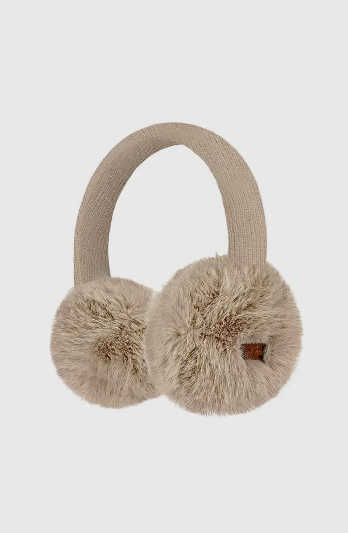 The Faux Mink Fur Knitted Earmuffs