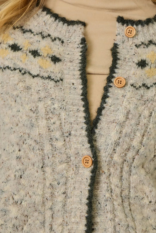 The Fair Isle Sweater Cardigan