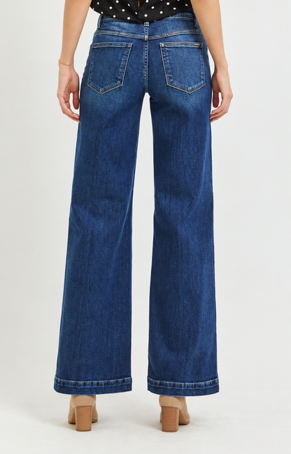 The Margot Wide Leg Jeans by Risen