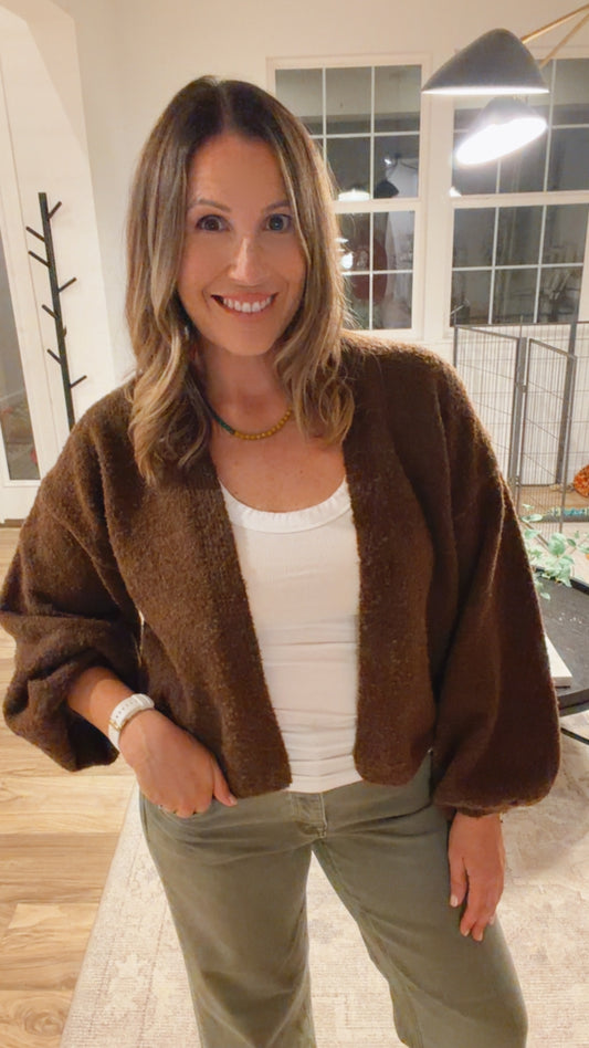 The Harper Dolman Sleeve Cardigan