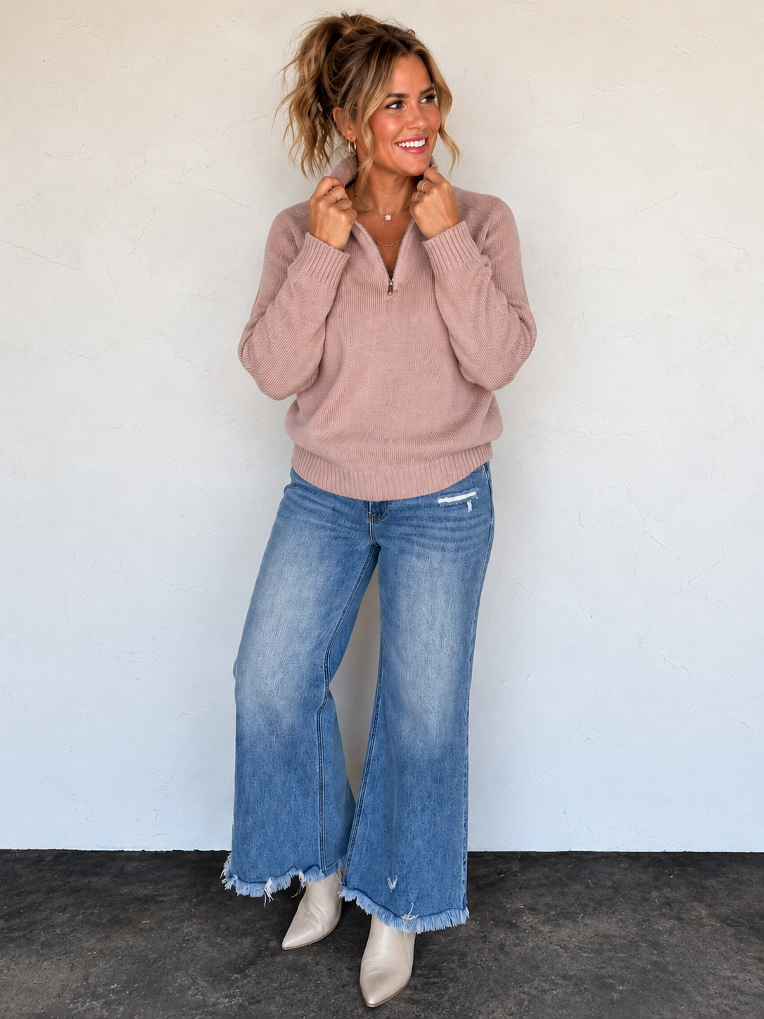 The Pony Up Quarter Zip