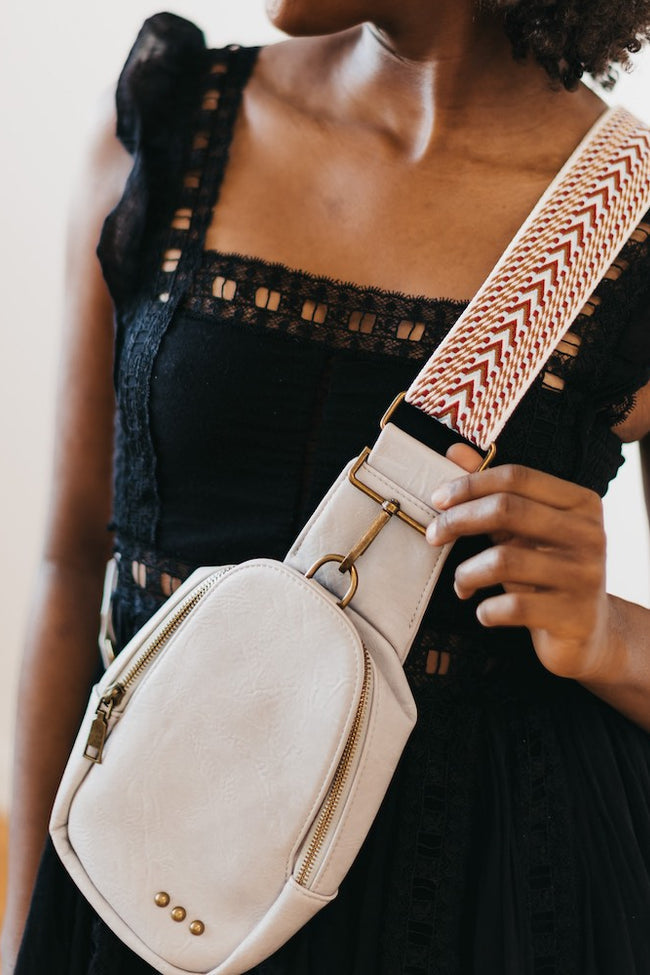 The Luna Vegan Leather Sling Bag