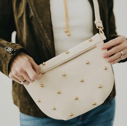 The Gold Studded Crossbody Bag