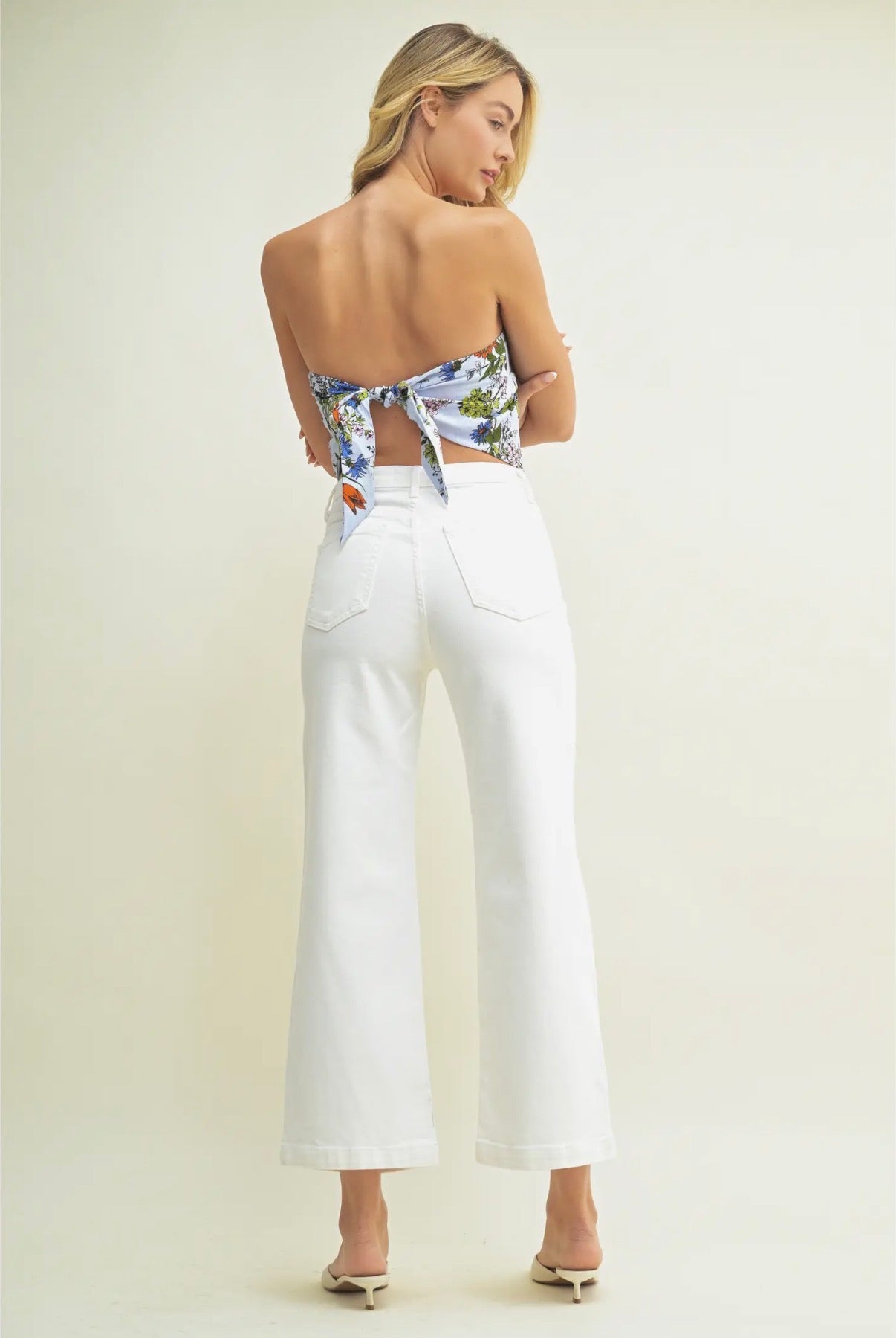 The Cole Patch Pocked Wide Let Jeans