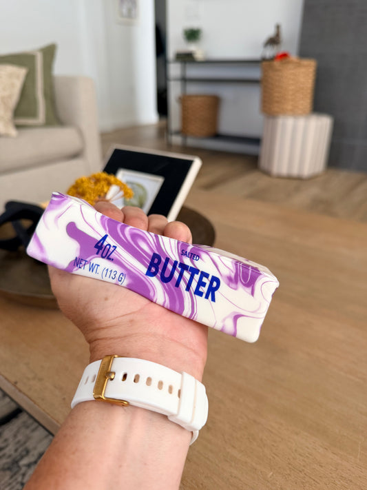 Purple Swirl Butter Squish Fidget