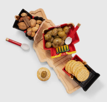 The Nutcracker Plate & Wood Board