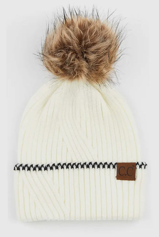 CC Solid Pom Beanie