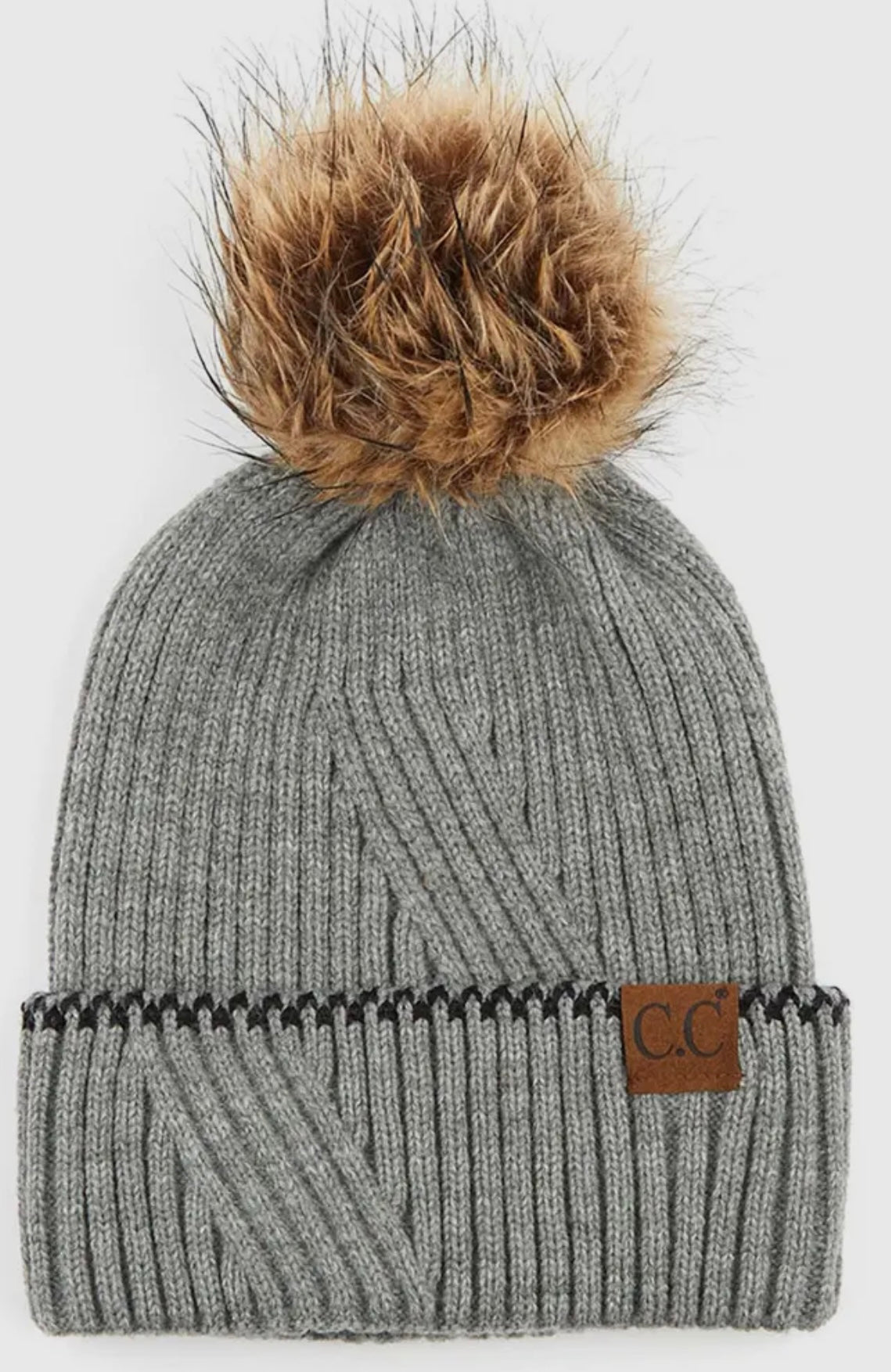 CC Solid Pom Beanie