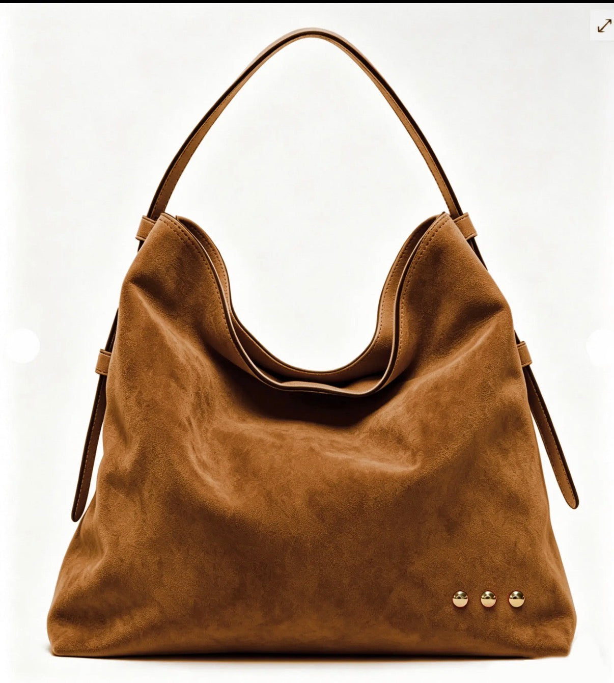 The Cora Suede Hobo Bag