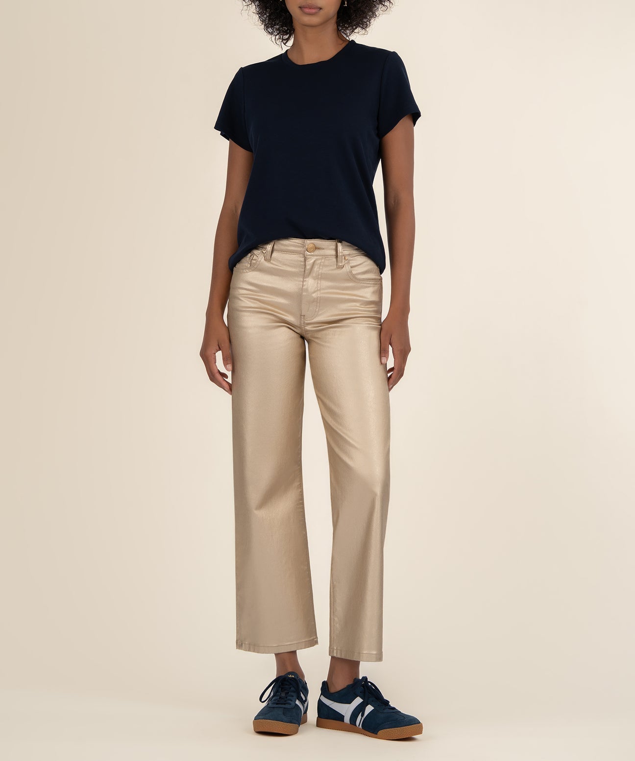 The Gold High Rise Wide Leg Jean