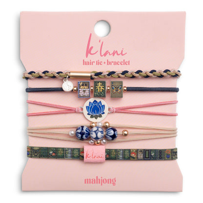 The Mahjong Bracelet Hair Ties
