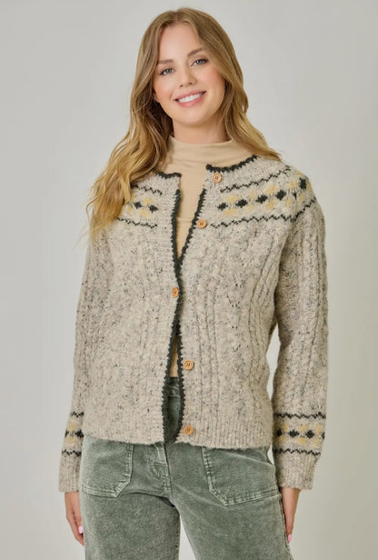 The Fair Isle Sweater Cardigan