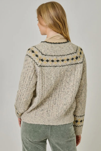 The Fair Isle Sweater Cardigan
