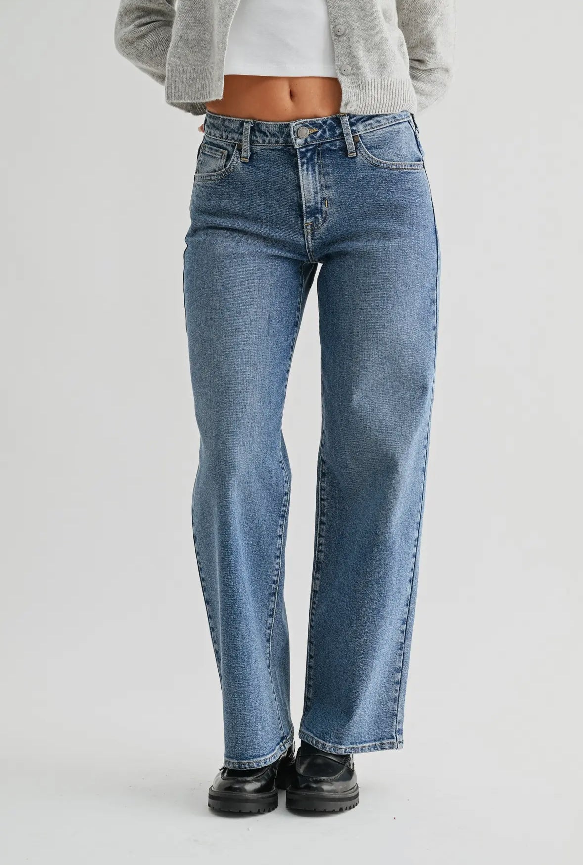 The Shay Slim Wide Leg Jeans