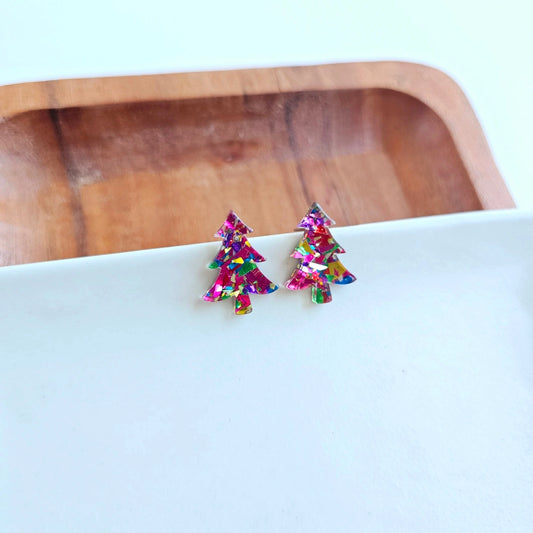 The Christmas Tree Sparkle Studs